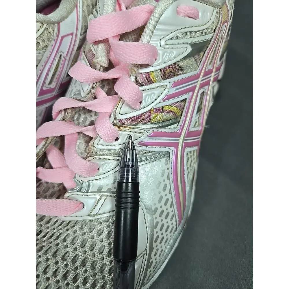 Asics Gel Kayano 16 Womens 9.5 Running Shoes Pink Silver White T050N - Picture 14 of 16